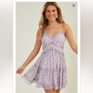 Haven Floral Mesh Sundress